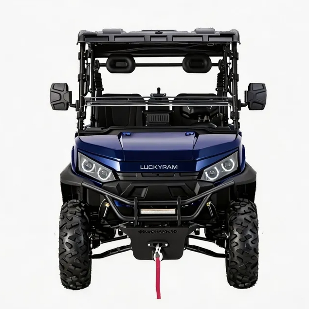 10KW AC Motor 4WD Electric UTV 1000kg Towing para sa Hunting Ranch