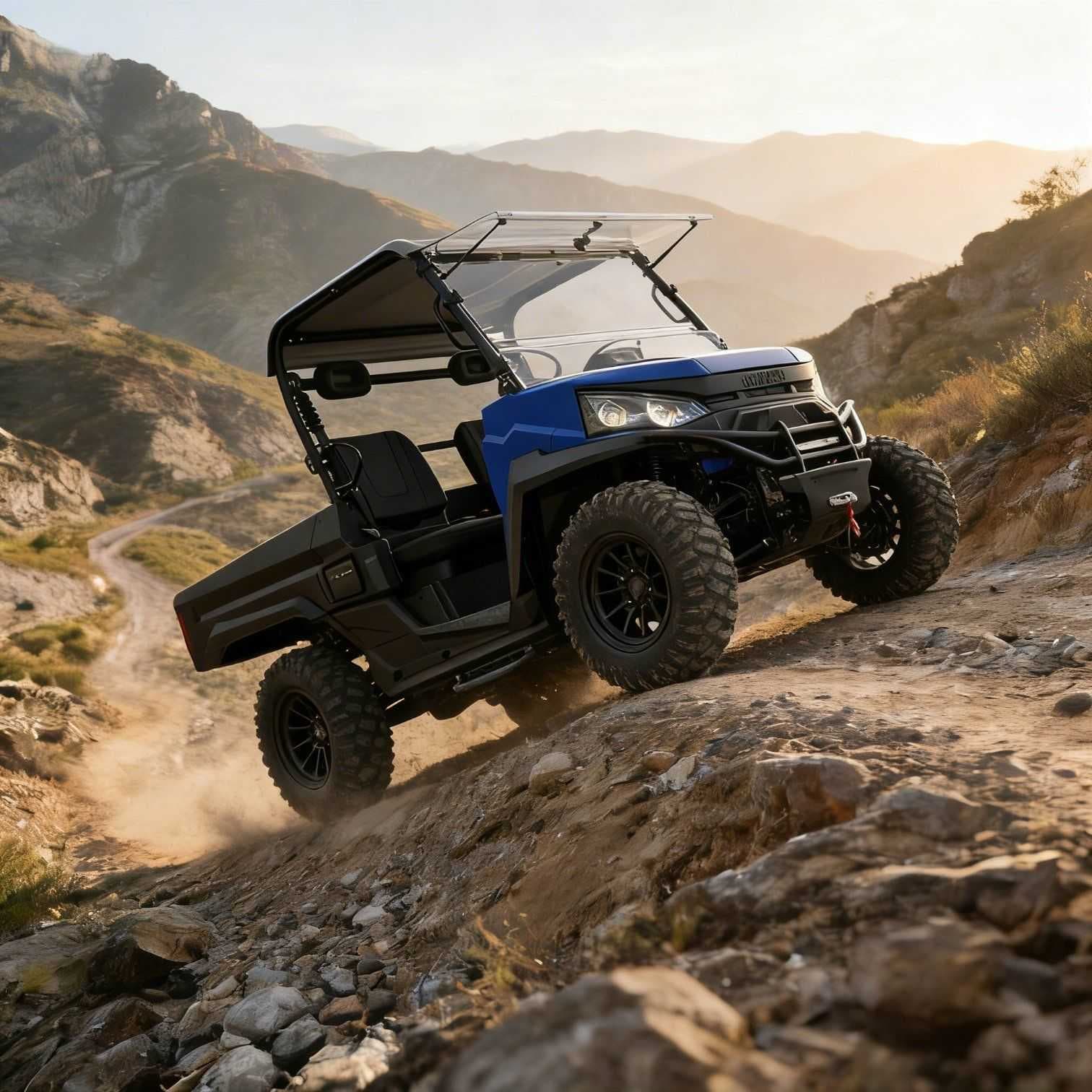 10KW AC Motor 4WD UTV 73.6V 400mm Wading 80-100km Range