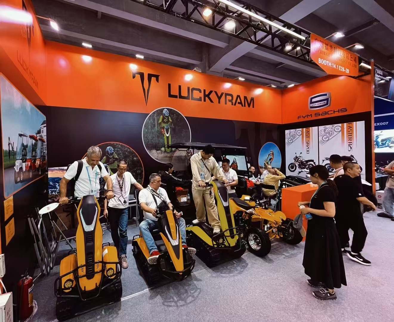 Luckyram ATVS Catch Eyes of Foreign Buyers sa ika -136 Canton Fair