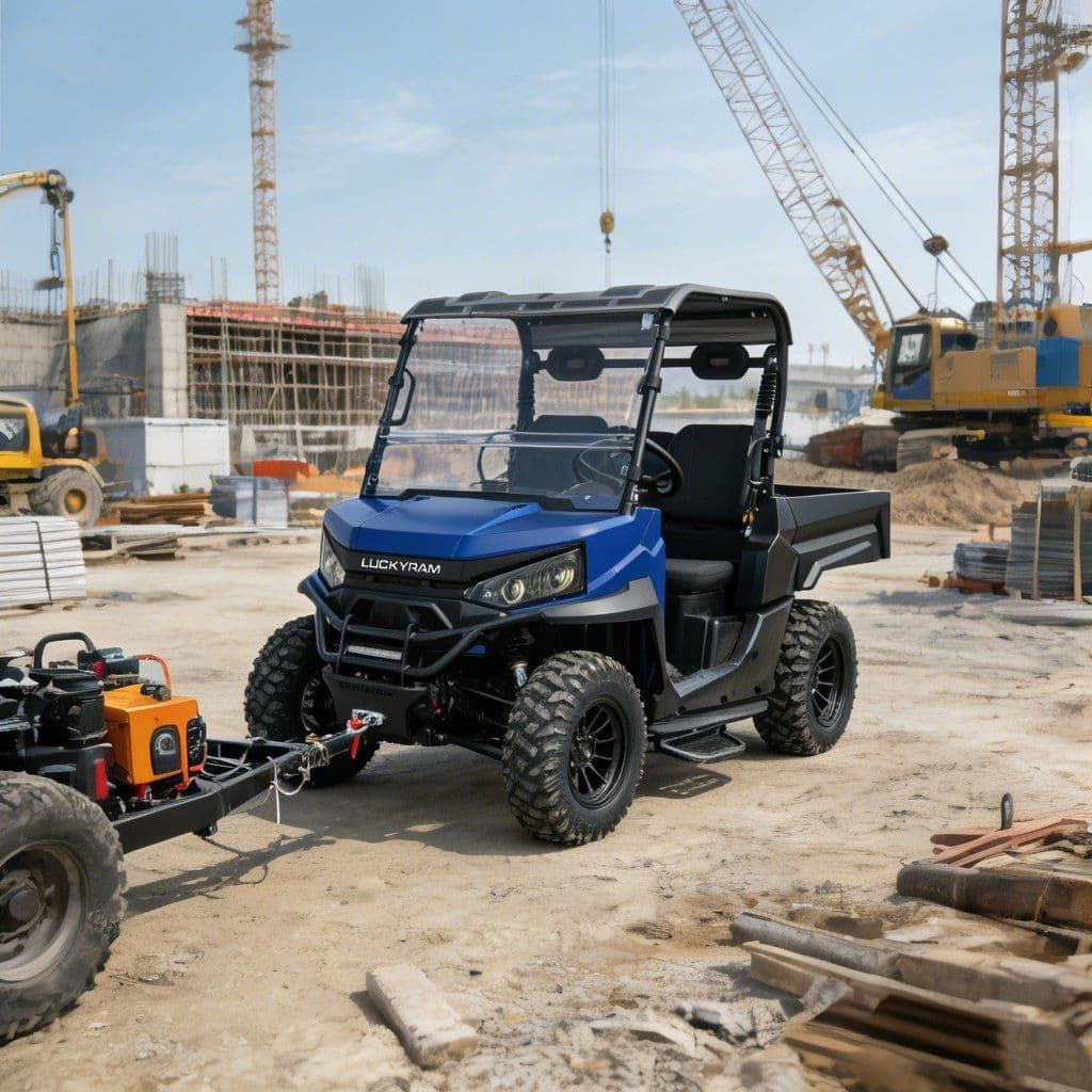 4WD off Road UTV para sa Hunting 1000kg Towing 20kw Peak Power 73.6V