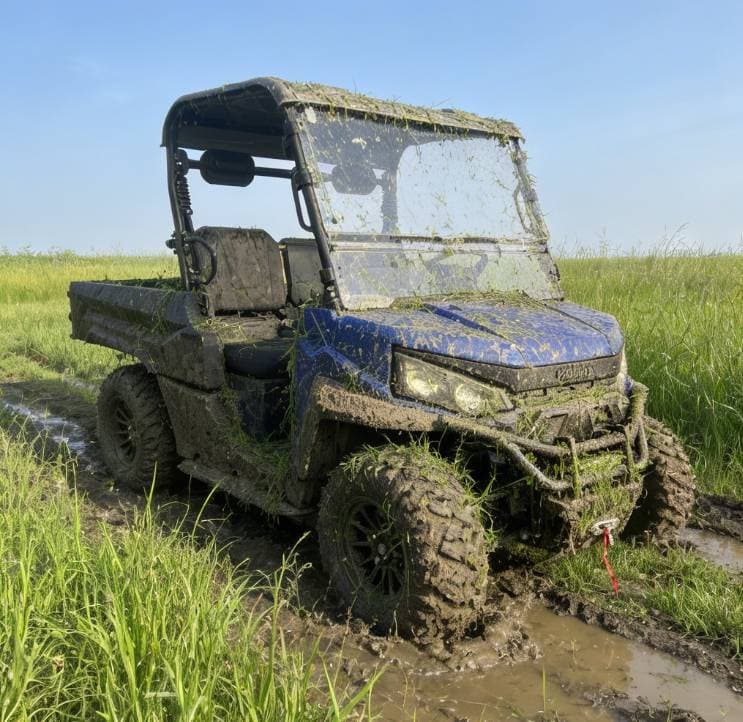 73.6V 4WD Off Road UTV EPS Steering 20KW Peak Power 80-100km