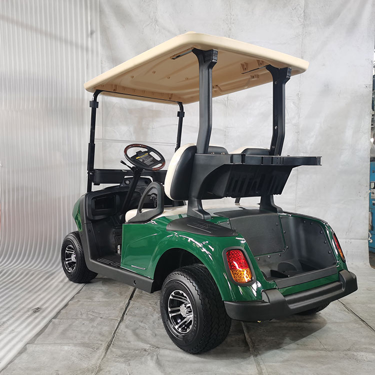 High-range na dual-seater electric golf cart, nilagyan ng lithium battery