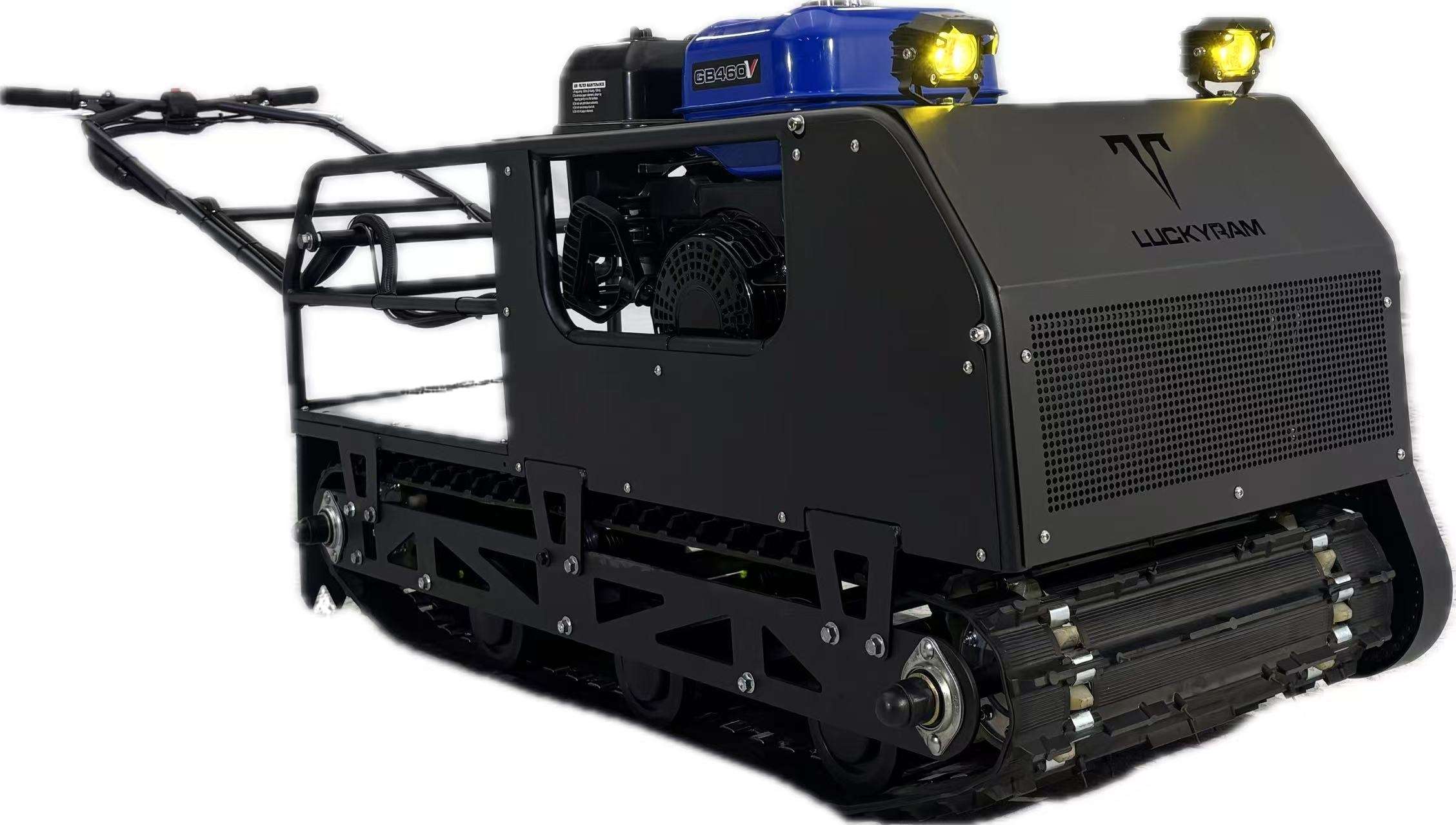 High-range na electric snowmobile - SnowWolf