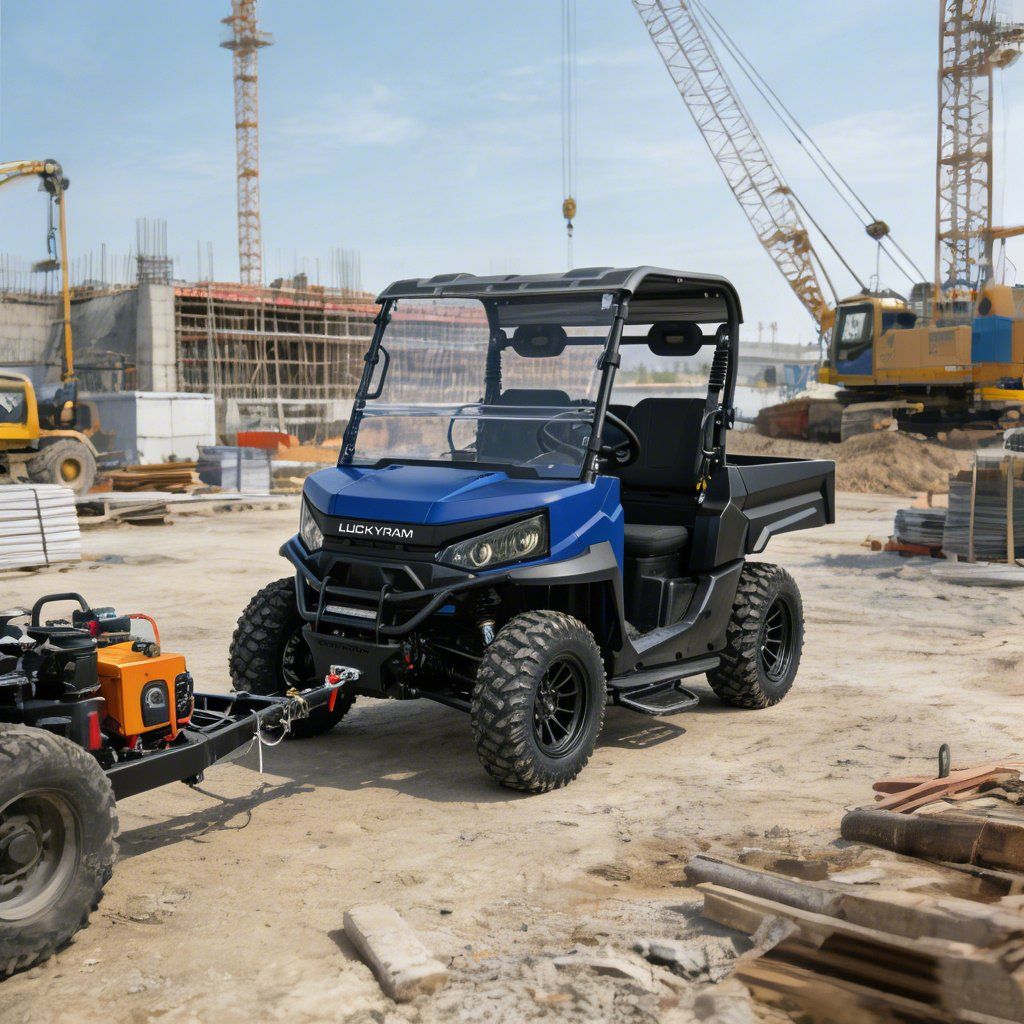 Trabaho sa Ranch UTV 4WD 10KW AC Motor 670kg Naglo-load ng 1000kg Towing